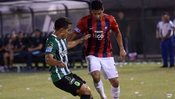 Atl&eacute;tico Nacional y Cerro Porte&ntilde;o empatan en el marcador parcial 1-1