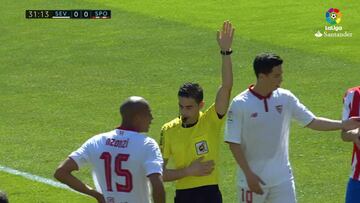 El despiste de Vikandi: pitó penalti y el línea señaló fuera de juego