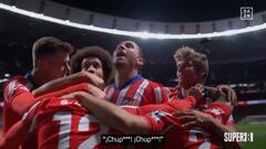 DAZN captó la desagradable frase de Griezmann que propició el “¡Chup***!” de Giménez