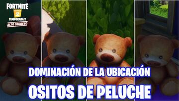 Desafíos Fortnite: ¿dónde están los ositos de peluche en Setos Sagrados?