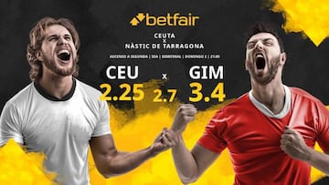 AD Ceuta vs. Club Gimnàstic de Tarragona: horario, TV, estadísticas, clasificación y pronósticos