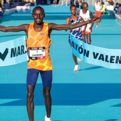 Cherono se quita la espina en Valencia al sprint
