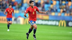 España-Macedonia: el hat-trick de Asensio, la chilena de Saúl, todo en imágenes