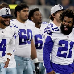 Isaac Alarcón fue uno de los capitanes en el último partido de pretemporada de los Cowboys