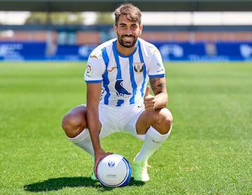 Josema, en su presentación como jugador del Leganés. 