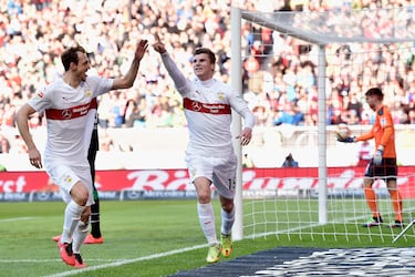 Una de las joyas de la cantera del Stuttgart, Werner nació en la capital de Baden-Wurtemberg y era la promesa del club, que esos años tuvo problemas económicos y deportivos. Debutó en septiembre de 2013 con 17 años y 4 meses, convirtiéndose en el futbolista más joven en debutar con el club en toda su historia. Rápido se convirtió en el ídolo de la afición, pero Werner no pudo evitar el descenso del equipo en 2016. Tras el descenso del Stuttgart, se marchó al RB Leipzig por 10 millones de euros.