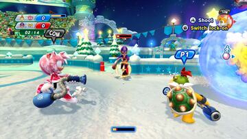 Captura de pantalla - Mario &amp; Sonic en los Juegos Olímpicos de Invierno - Sochi 2014 (WiiU)