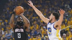 James Harden, durante la final de la Conferencia Oeste ante Golden State Warriors.