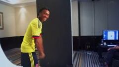 Cuadrado y Armero “robaron” cámara durante un comercial