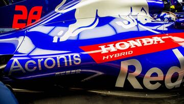 MONTMELO, SPAIN - FEBRUARY 26: Brendon Hartley of Scuderia Toro Rosso and New Zealand during day one of F1 Winter Testing at Circuit de Catalunya on February 26, 2018 in Montmelo, Spain. (Photo by Peter Fox/Getty Images)