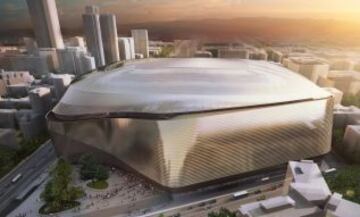 Se presentó en el palco de honor del estadio madridista los ganadores del proyecto para el nuevo Santiago Bernabéu.