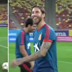 Pican a Ramos antes de tirar y así contesta: vean su frase final a lo 'Ibrahimovic'