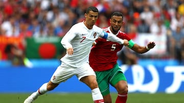 Cristiano Ronaldo y Mehdi Benatia.