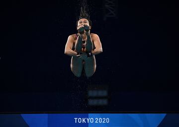 Jun Hoong Cheong compitiendo en la ronda preliminar de salto de 10m