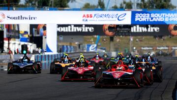 Carrera de Fórmula E en Portland.