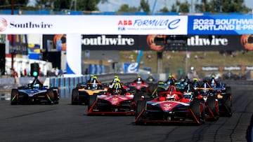 Carrera de Fórmula E en Portland.