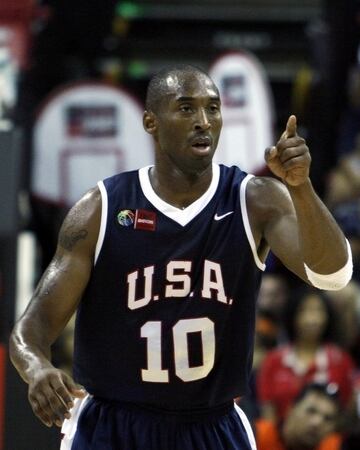 2007. Camiseta con el dorsal 10 Team USA para los partidos fuera de casa (clasificación para los JJOO de 2008).