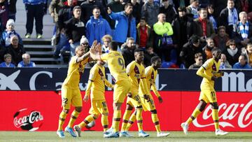 23/11/19 PARTIDO PRIMERA DIVISION
LEGANES - BARCELONA
ALEGRIA GOL 1-2 ARTURO VIDAL