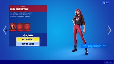 How to get the Mary Jane Watson (Spider-Man) Outfit in Fortnite