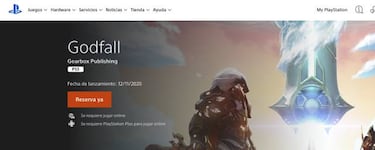 PS5: Godfall no se podrá jugar offline; requerirá suscripción a PS Plus para su online