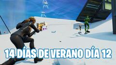 Fortnite 14 días de verano día 12: subfusil táctico y Refriega (escuadrones)