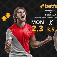 AS Mónaco vs. SL Benfica: horario, dónde ver, pronósticos y cuadro