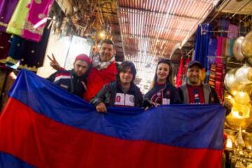 Buen ambiente entre aficiones antes de la final