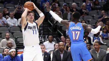 Doncic, durante el partido