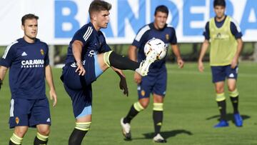 Ra&uacute;l Guti, durante un entrenamiento en la Ciudad Deportiva.