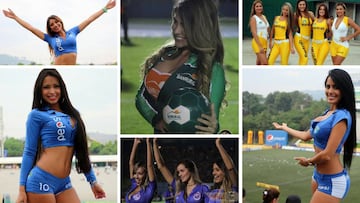 Las 'cheerleaders' son muy célebres en Guatemala.