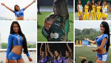 Las &#039;cheerleaders&#039; son muy c&eacute;lebres en Guatemala. 