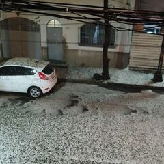 Se registran fuertes lluvias con granizo en Cdmx