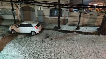 Se registran fuertes lluvias con granizo en Cdmx 