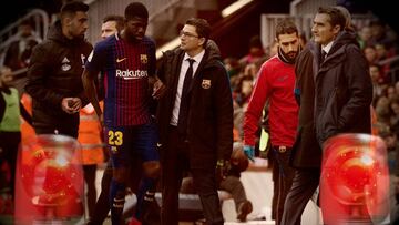 Alarma central: las opciones de Valverde tras el K.O. de Umtiti