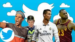 Día Internacional del Tuitero: los deportistas con más repercusión