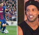 Ronaldinho y Djalminha creen encontrarle un defecto a Messi