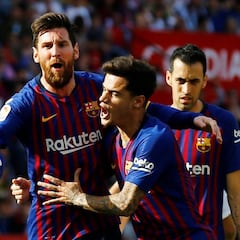 Sevilla 2 - Barcelona 4: resumen, resultado y goles. LaLiga Santander