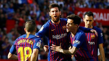 Sevilla 2 - Barcelona 4: resumen, resultado y goles. LaLiga Santander