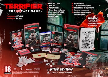 El juego de ‘Terrifier’ vendrá con una bolsa de vómito y los guantes ensangrentados de Art el payaso