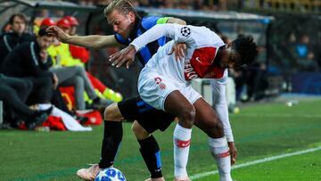 Brujas ante Mónaco en la jornada 3 de la Champions League