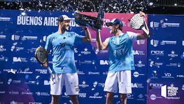 Galán y Lebrón, otra vez en el podio de campeones.