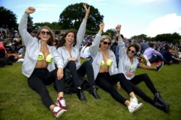 Tennis ball bras! The very best images from Wimbledon so far...