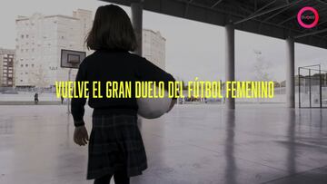 El espectacular spot que anuncia el Atl¨¦tico-Barcelona de la Liga Iberdrola