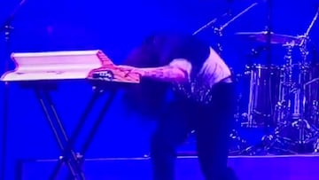 Uno de los integrantes de Morat es viral en redes por esta escena en el Festival de Viña: “Dándolo todo...”