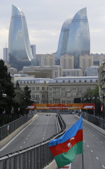 Las mejores imágenes de la calificación del GP de Azebaiyán