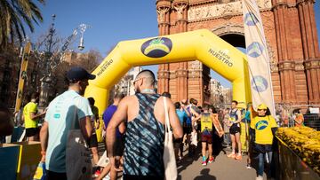 Vista de un momento del Circuito Nacional de Running Pl¨¢tano de Canarias.