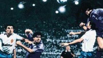 <b>LOS BLANCOS CANTARON EL ALIRÓN. </b>En junio del 87, el Real Madrid ganó 1-3 en La Romareda y se proclamó campeón de Liga.