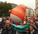 Miles de personas protestan en contra de la visita de Trump en Londres