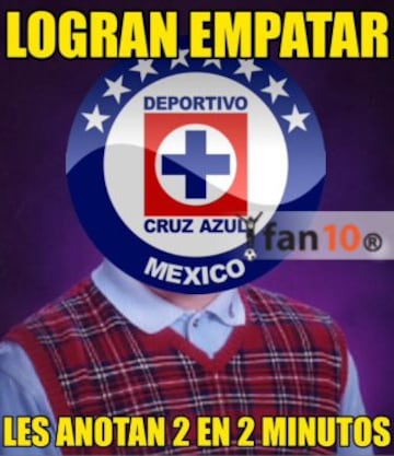 La eliminación de Cruz Azul y la confirmación del Clásico Nacional en Copa MX dejó memes