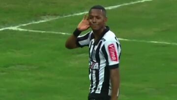 Robinho polémico: golazo y gestito a la tribuna rival